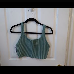Aritizia Babaton Sculpt Knit Crop Tank